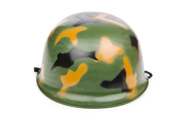 Military helmet isolated on the white — Stock Photo, Image