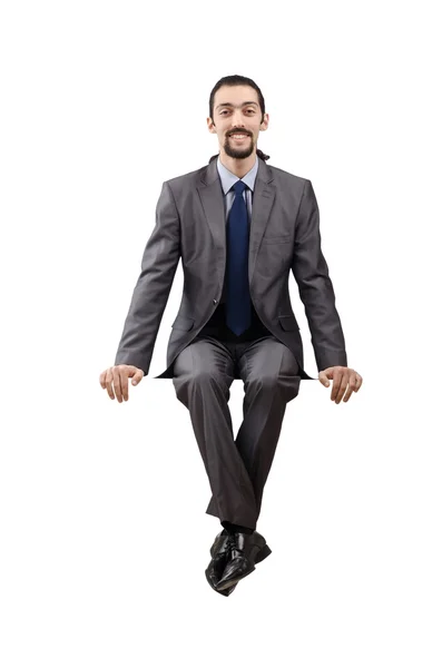 Businessman isolated on the white background — Stock Photo, Image