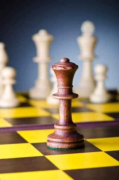 棋类游戏的概念 — 图库照片