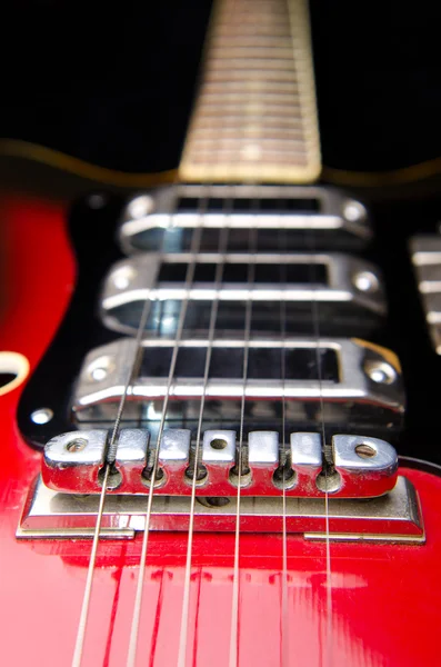 Müzik gitarını kapat — Stok fotoğraf