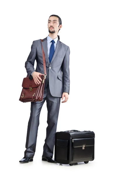 Businessman on his travel days Stock Photo