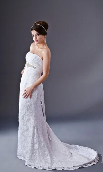 stock image Bride posing in studio shooting