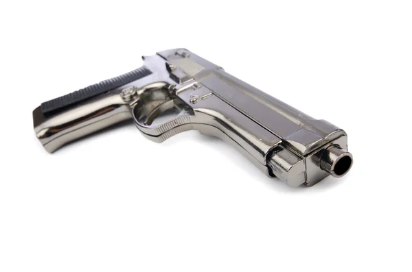 Hand gun isolated on the white background — Stock Photo, Image