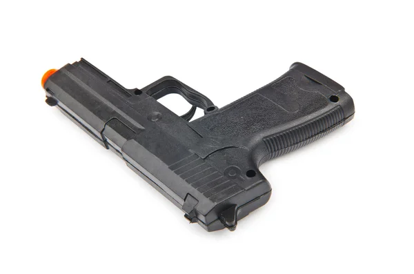 Pistolet ręczny izolowany na białym tle — Zdjęcie stockowe