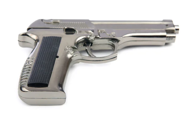 Hand gun isolated on the white background — Stock Photo, Image