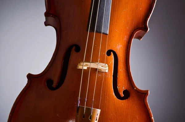 Música Cello en la habitación oscura — Foto de Stock