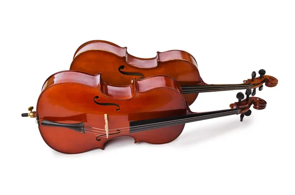 Musical instruments isolated on white — Stock Photo, Image