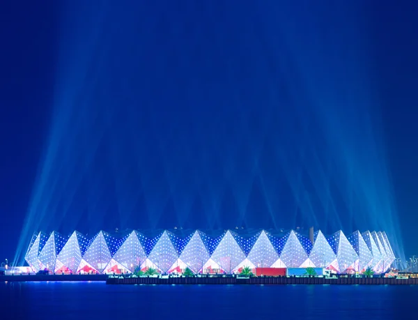 Кристал-хол - місце проведення Євробачення 2012 Азербайджану Баку — стокове фото