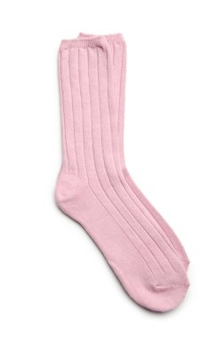 Pair of socks isolated on white clipart