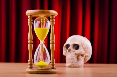 Death and time concept clipart