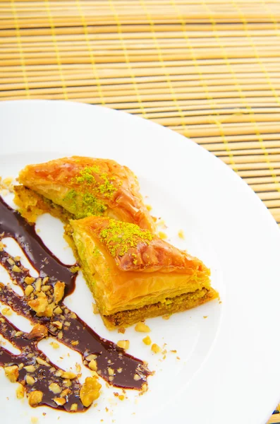Traditional turkish sweet dessert — Stock Photo, Image