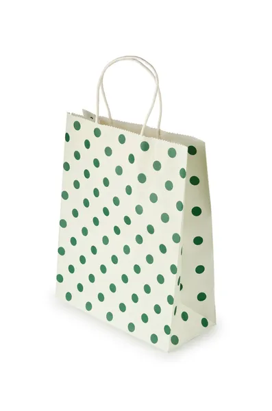 Shopping bag isolated on the white — Stock Photo, Image