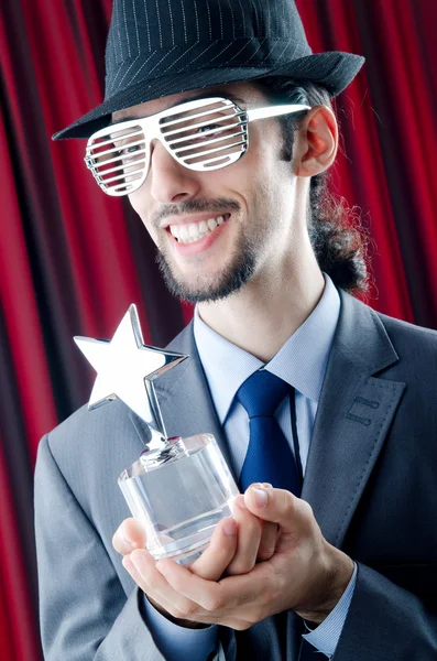Un homme d'affaires récompensé par une étoile — Photo