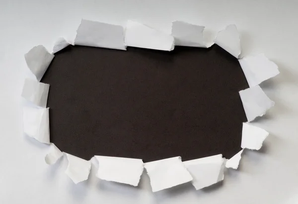 Pièces en papier avec espace pour votre message — Photo