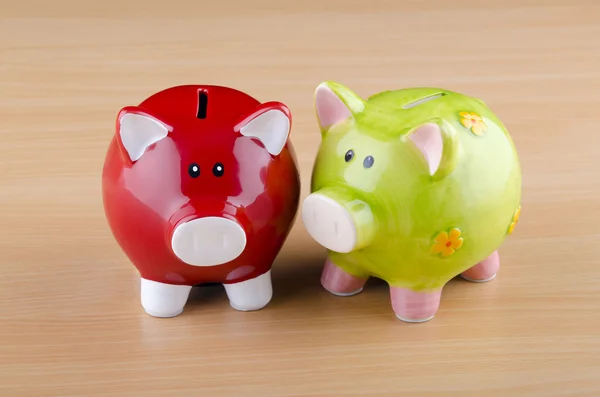 Piggy bank em conceito de negócio — Fotografia de Stock