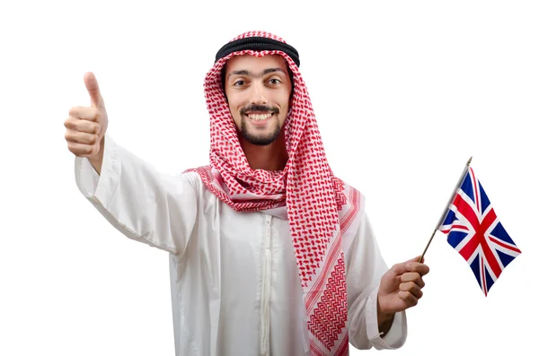 Diversity concept with young arab — Stock Photo, Image