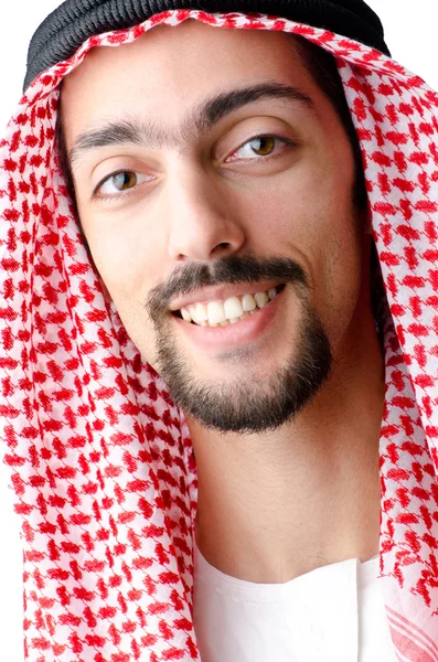 Koncept rozmanitosti s mladým arabem — Stock fotografie