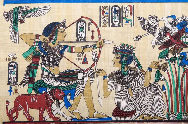 파피루스 이집트 역사 개념 — 스톡 사진