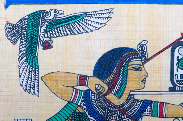 이집트 파피루스의 파편 — 스톡 사진