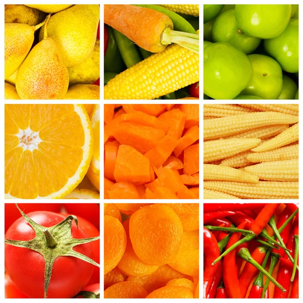 Verzameling van verschillende voedselpunten — Stockfoto
