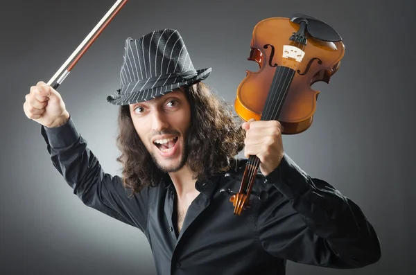 Fiddler jouant du violon — Photo