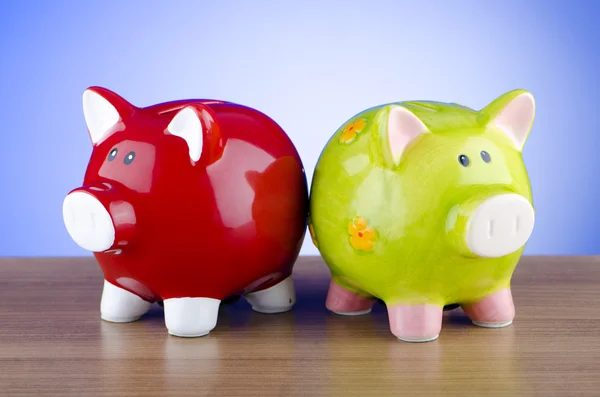 Piggy bank in business concept — Stock Photo, Image