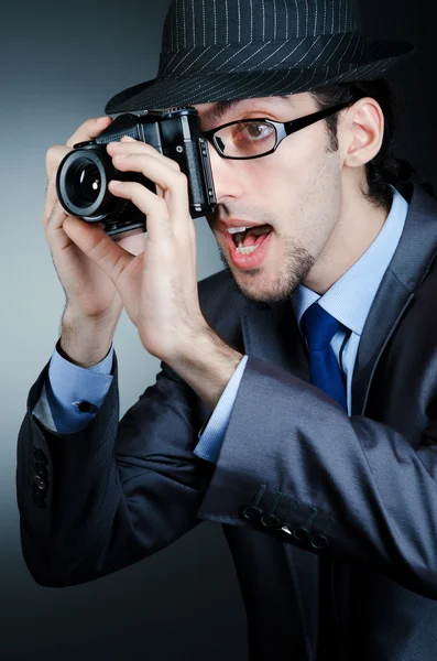 Paparazzi försöker ta bild — Stockfoto