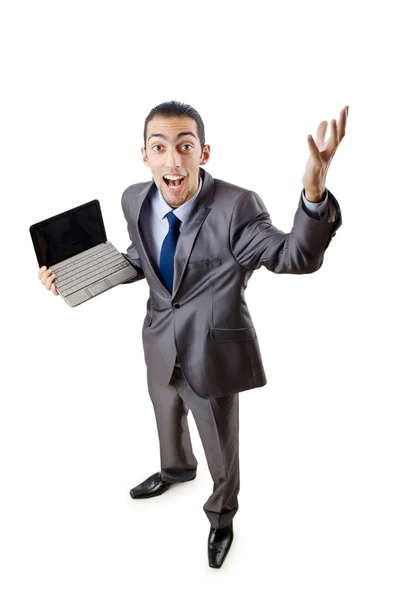 Busissman working on the laptop — Stock Photo, Image
