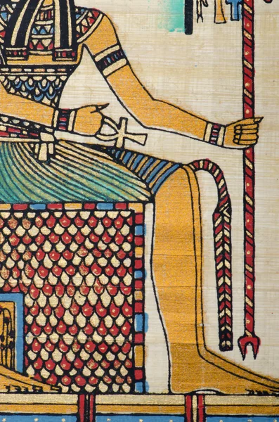 Έννοια της αιγυπτιακής ιστορίας, με Πάπυρος — Φωτογραφία Αρχείου