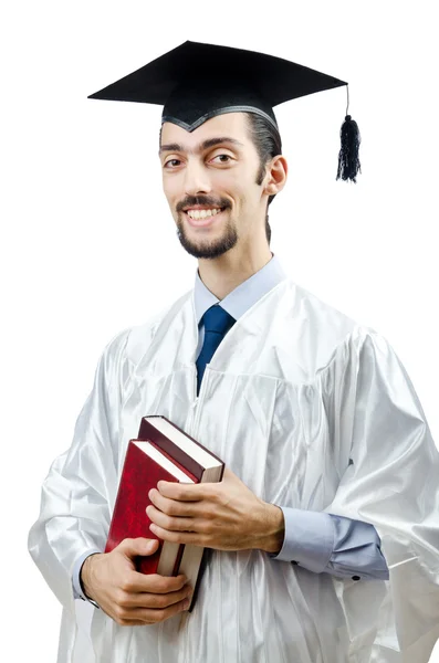 Młody mężczyzna student absolwent — Zdjęcie stockowe