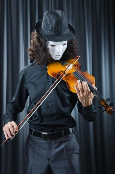 Man playing the cello — Stock Photo, Image