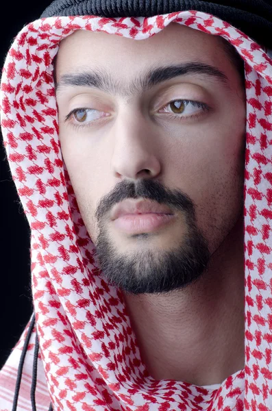 Άνθρωπος στην αραβική ενδυμασία — Φωτογραφία Αρχείου