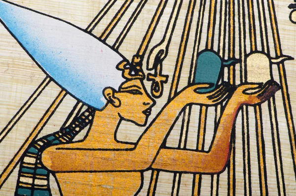 Egyptisk historia koncept med papyrus — Stockfoto