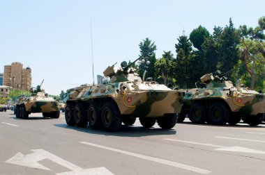 Bakü - 26 Haziran 2011 - miliatary parade Bakü, Azerbaycan ar