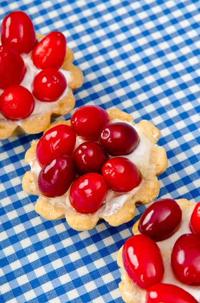 stock image Pastries with berries in the plate