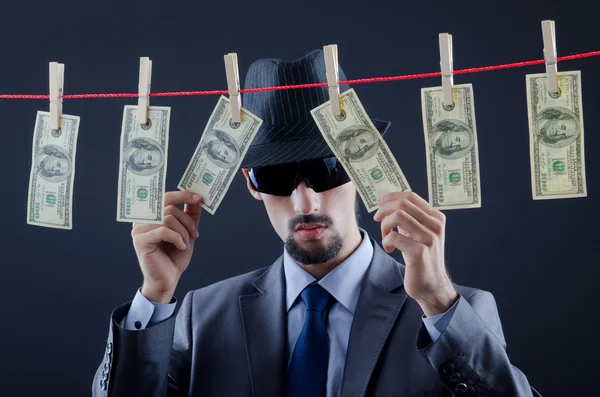 Kriminelle Geldwäsche — Stockfoto