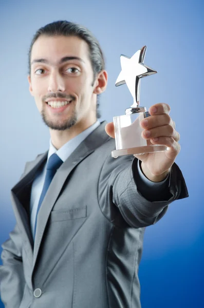 Csillag díjjal kitüntetett üzletember — Stock Fotó
