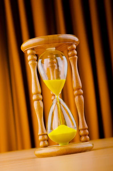 Time concept with hour glass — Stock Photo, Image
