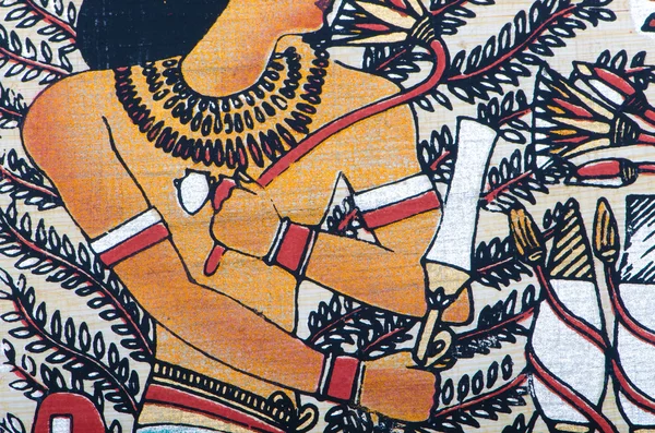 エジプトのパピルスの断片 — ストック写真