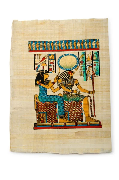 Papiro egipcio como fondo —  Fotos de Stock