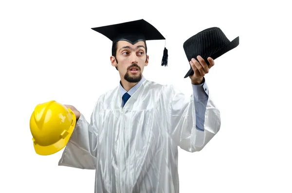 Pensamento graduado da indústria da construção — Fotografia de Stock