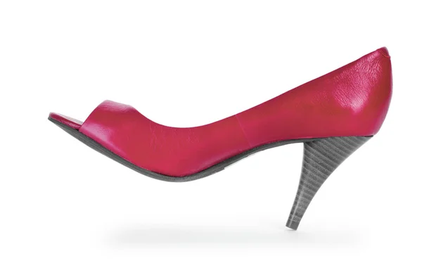 Chaussures femme rouge dans le concept de la mode — Photo