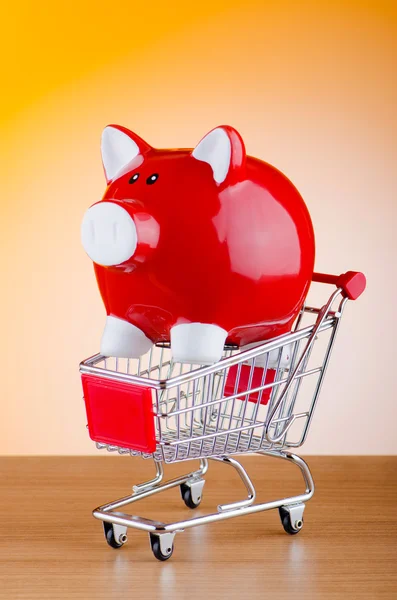 Piggy bank dalam konsep bisnis — Stok Foto