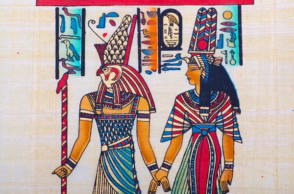 Θραύσμα από αιγυπτιακό πάπυρο — Φωτογραφία Αρχείου