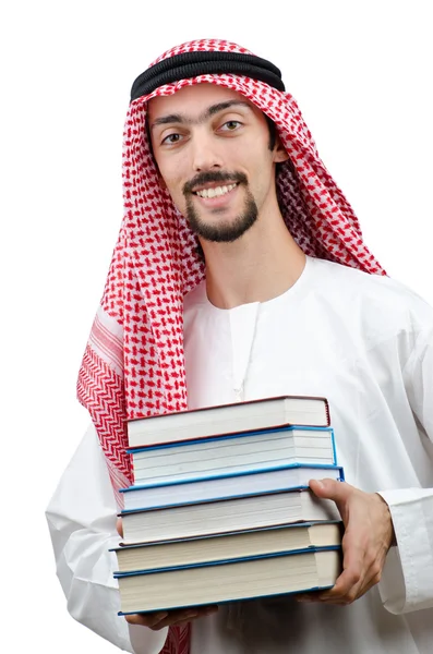 Концепция образования с молодым арабом — стоковое фото