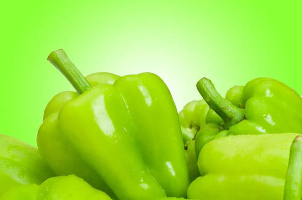 Bell peppers against the gradient — Stock Photo, Image