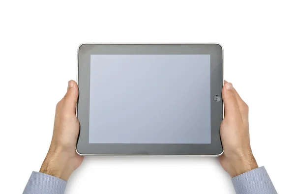 Tablet computer isolated on the white — Stock Photo, Image