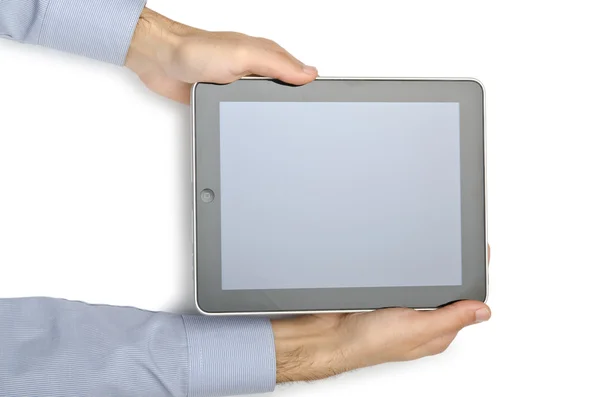 Tablet ordenador aislado en el blanco —  Fotos de Stock