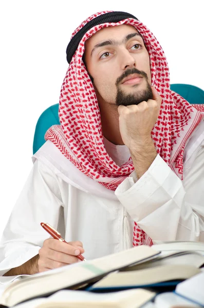 Bildungskonzept mit jungen Arabern — Stockfoto