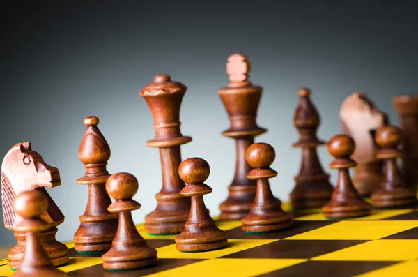 다양 한 조각으로 체스 개념 — 스톡 사진